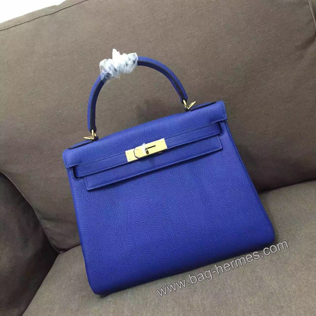 エルメス ケリー28 クロッカス トゴ ゴールド金具