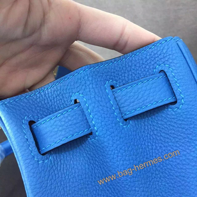 エルメス ケリー28 ブルーパラダイス トゴ ゴールド金具