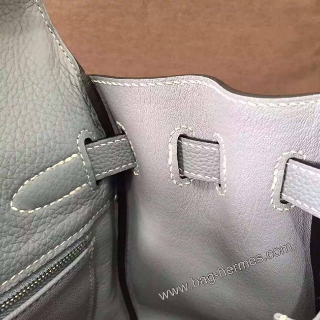 エルメス ケリー28 ブルーラン トゴ シルバー金具