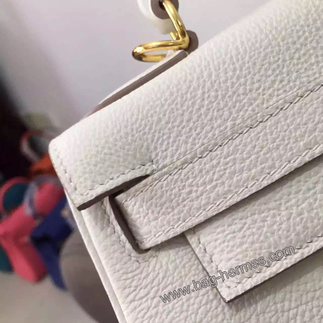 エルメス ケリー28 クレ トゴ シルバー金具