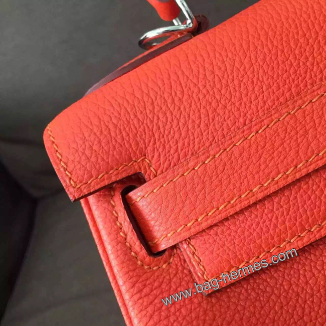 エルメス ケリー28 カプシーヌ トゴ シルバー金具