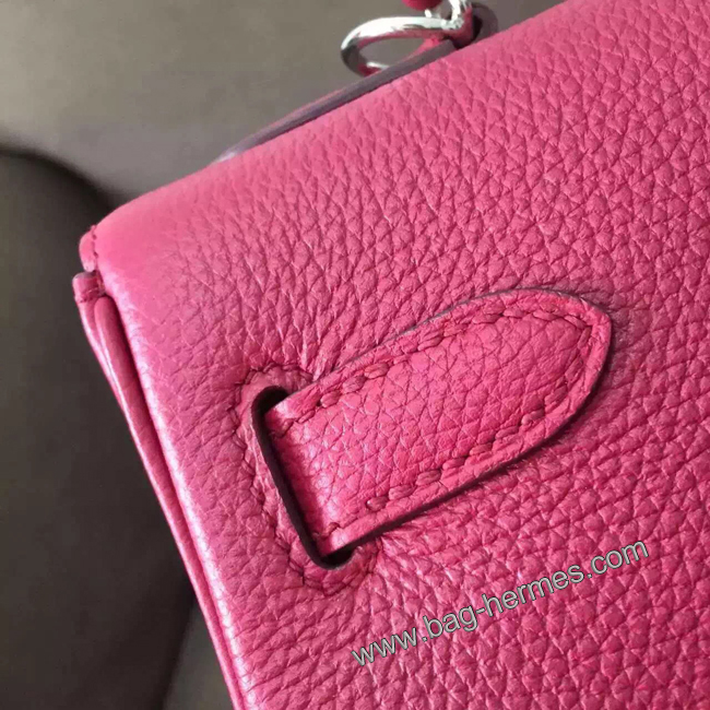 エルメス ケリー28 トスカ トゴ シルバー金具