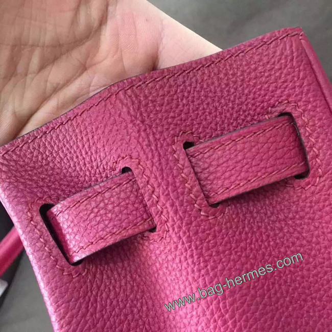 エルメス ケリー28 トスカ トゴ シルバー金具