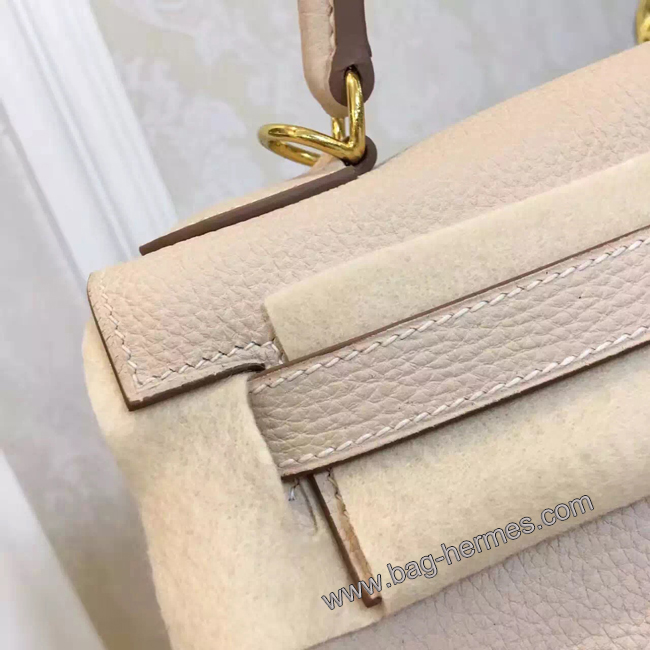 エルメス ケリー28 オフベージュ トゴ シルバー金具