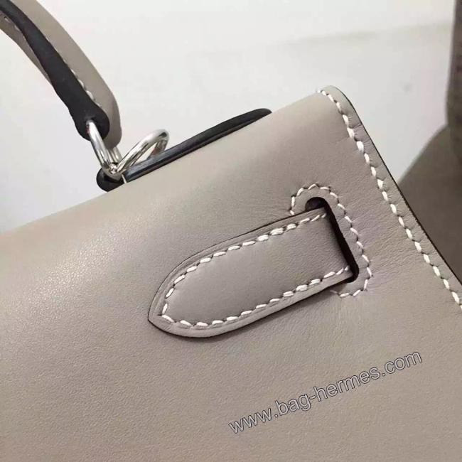 エルメス ケリー28 トレンチ スイフトフ シルバー金具