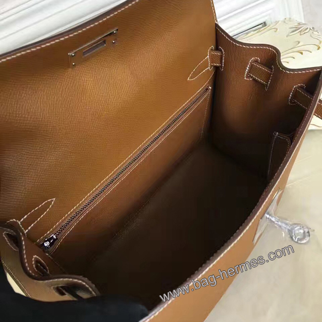 エルメス ケリー28 ゴールド ヴォーエプソン シルバー金具