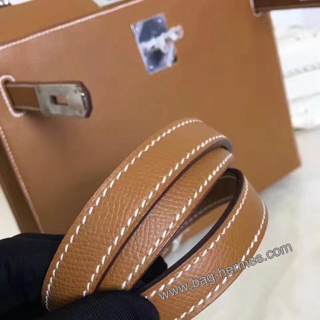 エルメス ケリー28 ゴールド ヴォーエプソン シルバー金具