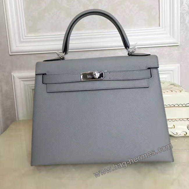 エルメス ケリー28 グリムエット ヴォーエプソン シルバー金具