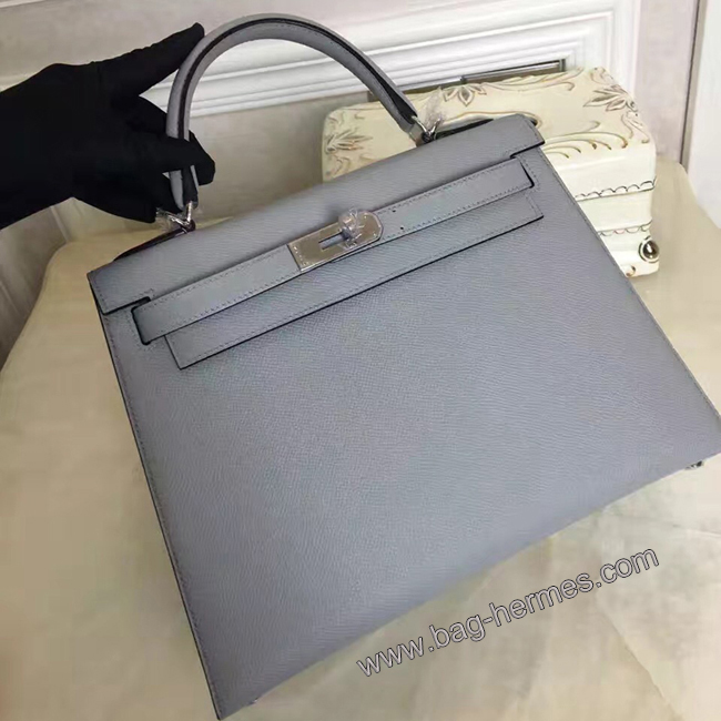 エルメス ケリー28 グリムエット ヴォーエプソン シルバー金具