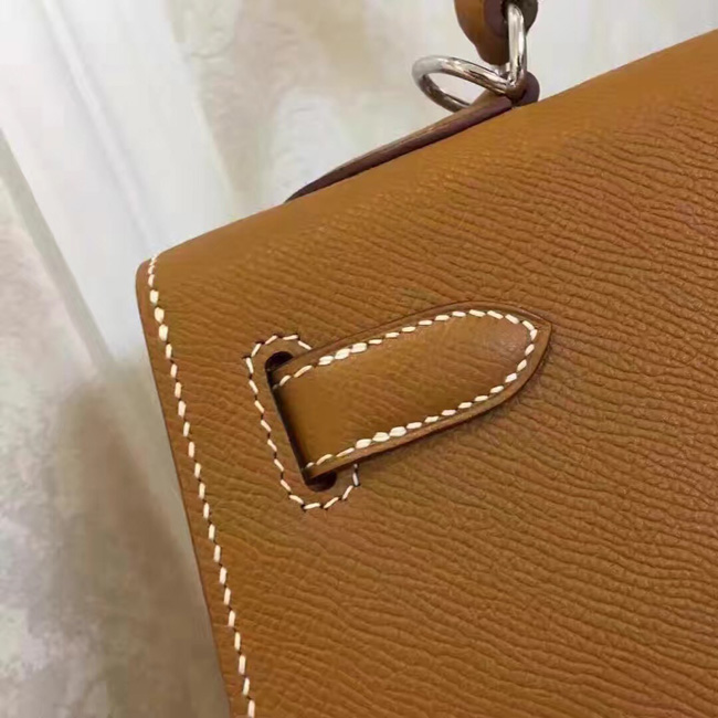 エルメス ケリー28 ゴールド ヴォーエプソン シルバー金具