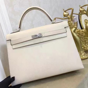 エルメス ケリー28 クレ ヴォーエプソン シルバー金具