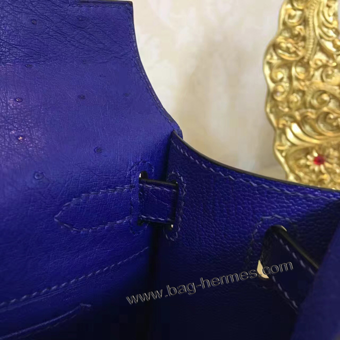 エルメス ポシェットケリー クロッカス ゴールド金具 オーストリッチ