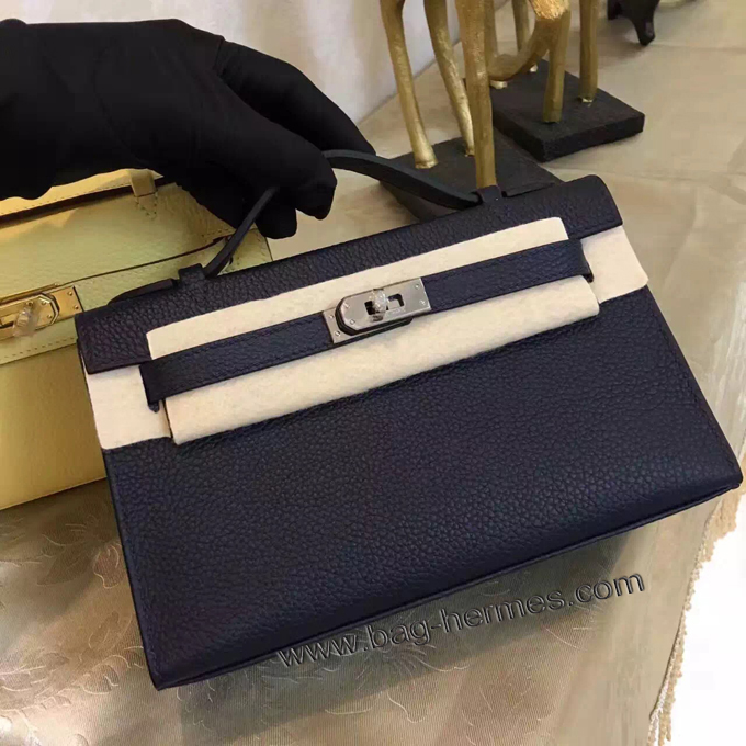 エルメス ポシェットケリー ブラック ゴールド金具 トゴ