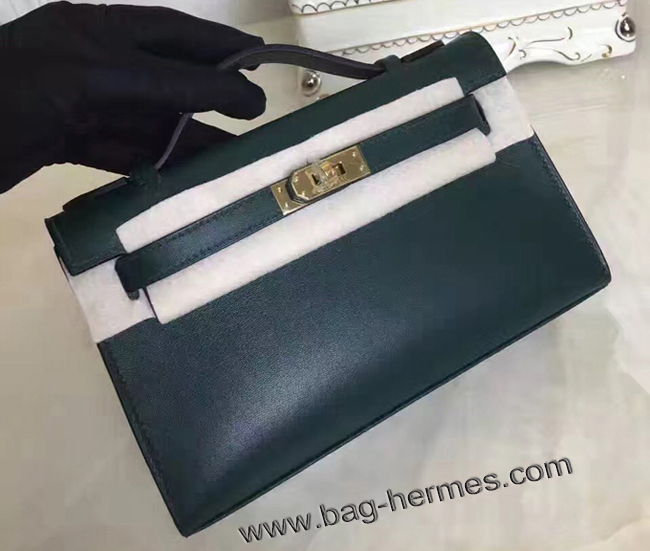エルメス ポシェットケリー ブラック ゴールド金具 スイフトフ