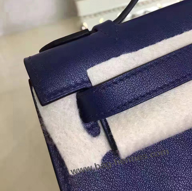エルメス ポシェットケリー パープル シルバー金具 スイフトフ