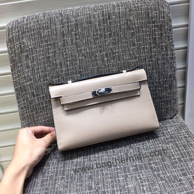 エルメス ポシェットケリー トレンチ シルバー金具 スイフトフ