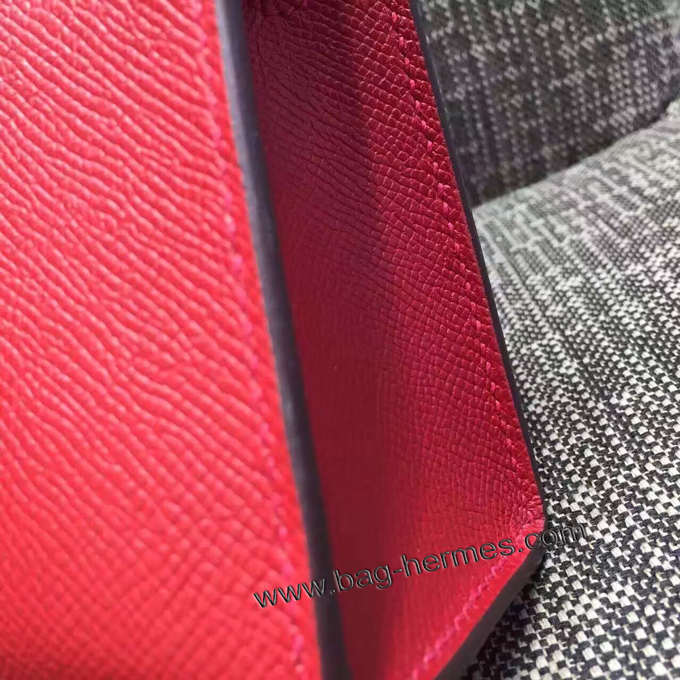 エルメス ポシェットケリー ルビー シルバー金具 エプソン