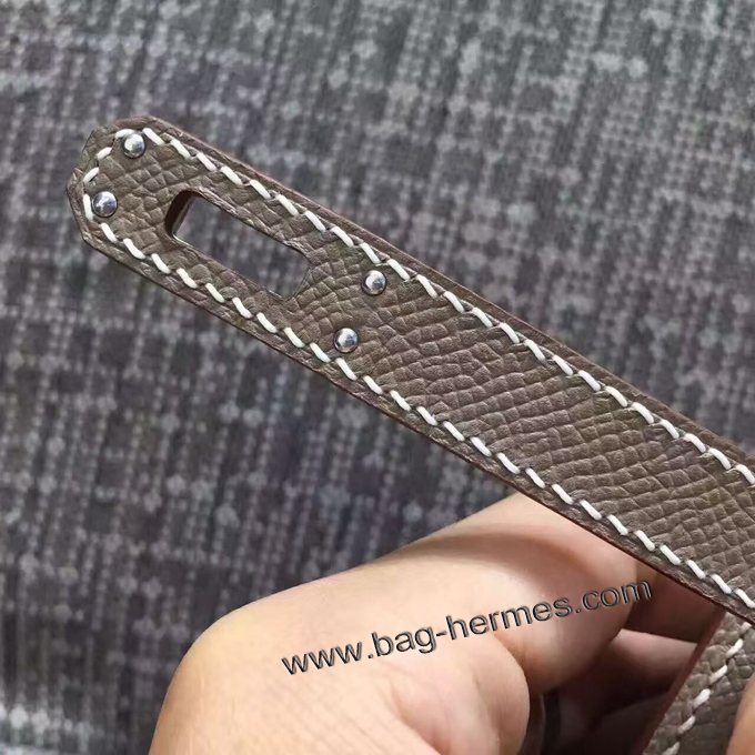 エルメス ポシェットケリー エトゥープ シルバー金具 エプソン