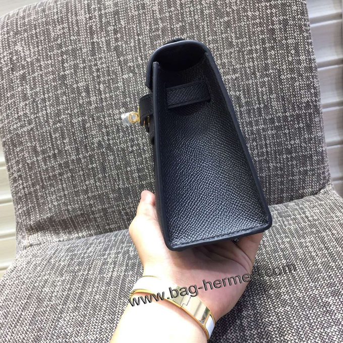 エルメス ポシェットケリー ブラック ゴールド金具 エプソン