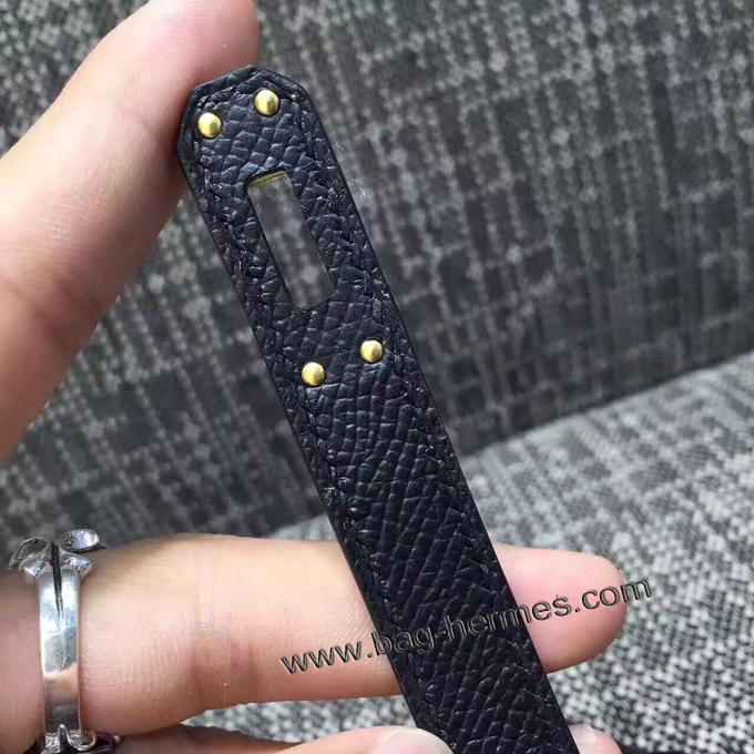 エルメス ポシェットケリー ブラック ゴールド金具 エプソン