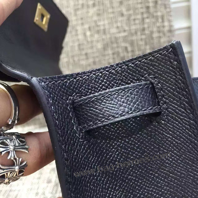 エルメス ポシェットケリー ブラック ゴールド金具 エプソン