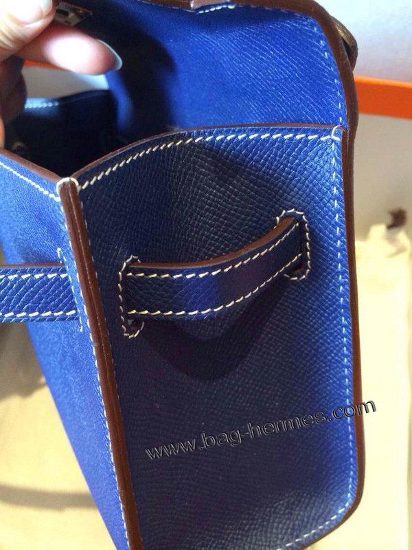 エルメス ポシェットケリー ターコイズ ゴールド金具 エプソン