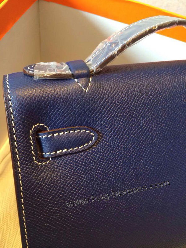 エルメス ポシェットケリー ターコイズ ゴールド金具 エプソン