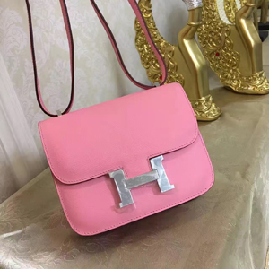 エルメス コンスタンス ミニ ピンク ヴォーエプソン シルバー金具