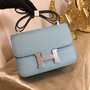 エルメス コンスタンス24 シエル ヴォーエプソン シルバー金具