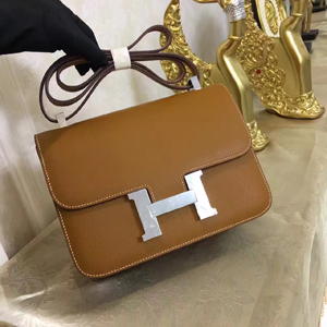 エルメス コンスタンス24 ゴールド ヴォーエプソン シルバー金具