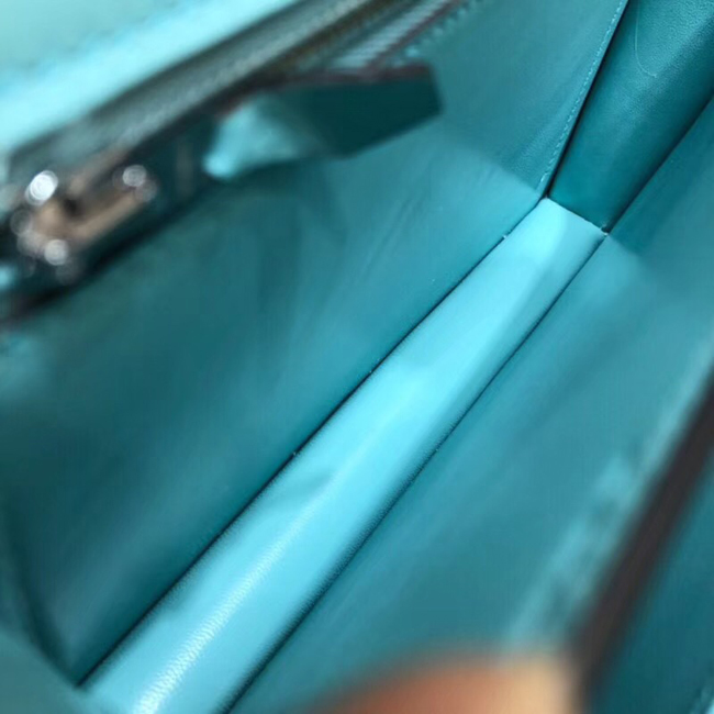 エルメス コンスタンス24 ブルーアトール スイフト シルバー金具