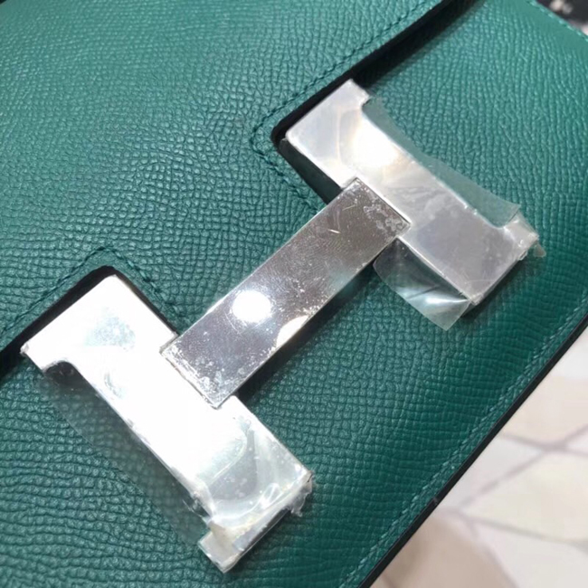 エルメス コンスタンス24 マラカイト ヴォーエプソン シルバー金具