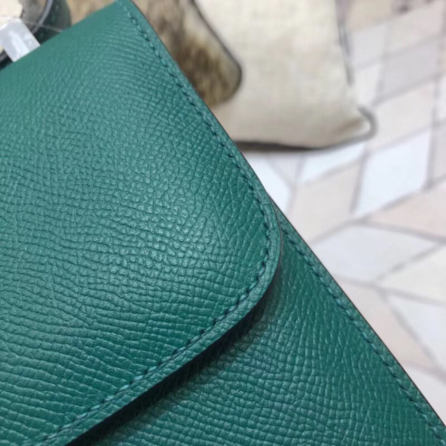 エルメス コンスタンス24 マラカイト ヴォーエプソン シルバー金具