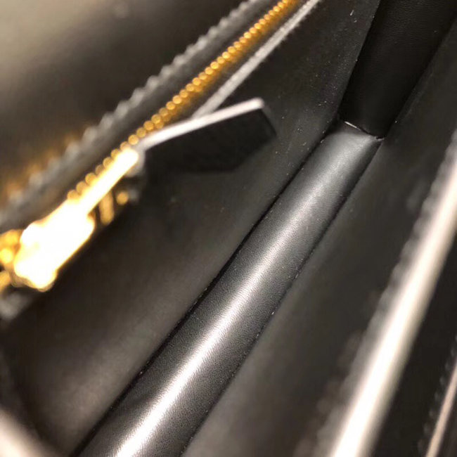 エルメス コンスタンス24 ブラック ヴォーエプソン ゴールド金具