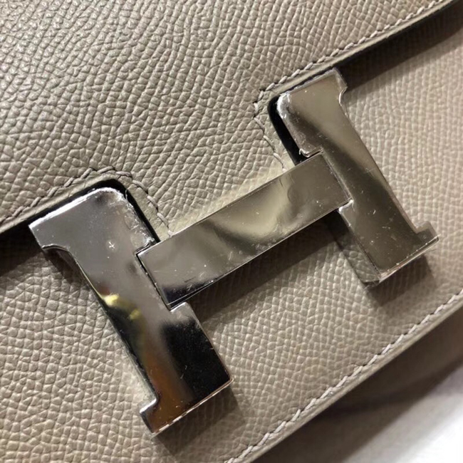 エルメス コンスタンス24 トープ ヴォーエプソン シルバー金具