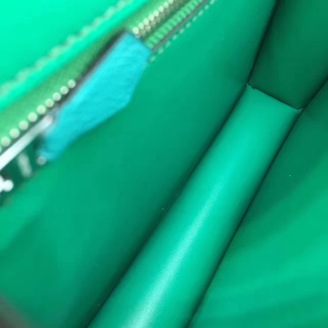 エルメス コンスタンス24 ブルーパオン ヴォーエプソン シルバー金具