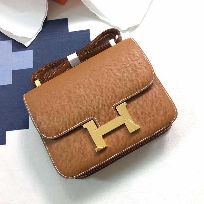 エルメス コンスタンス24 ゴールド ヴォーエプソン ゴールド金具