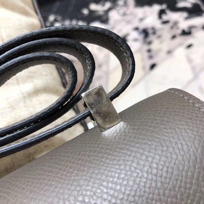 エルメス コンスタンス24 グラファイト ヴォーエプソン シルバー金具