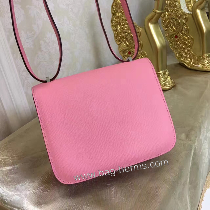 エルメス コンスタンス ミニ ピンク ヴォーエプソン シルバー金具