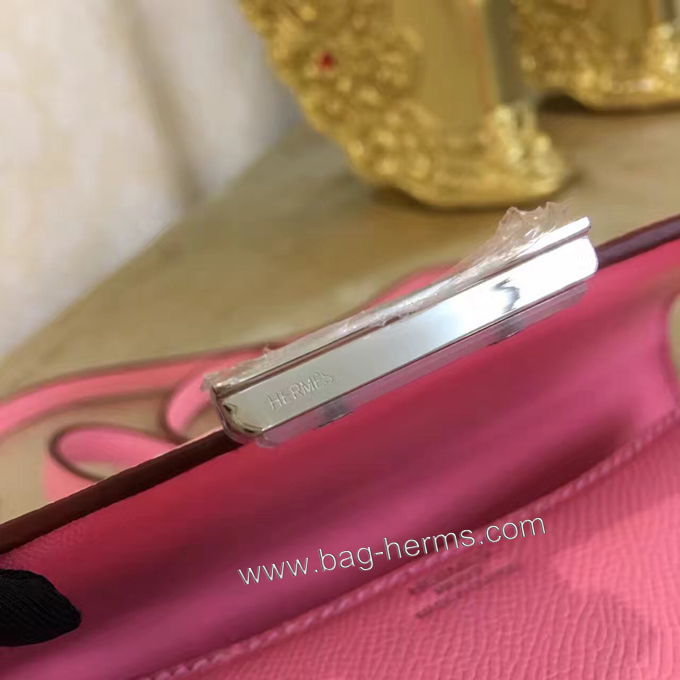 エルメス コンスタンス ミニ ピンク ヴォーエプソン シルバー金具