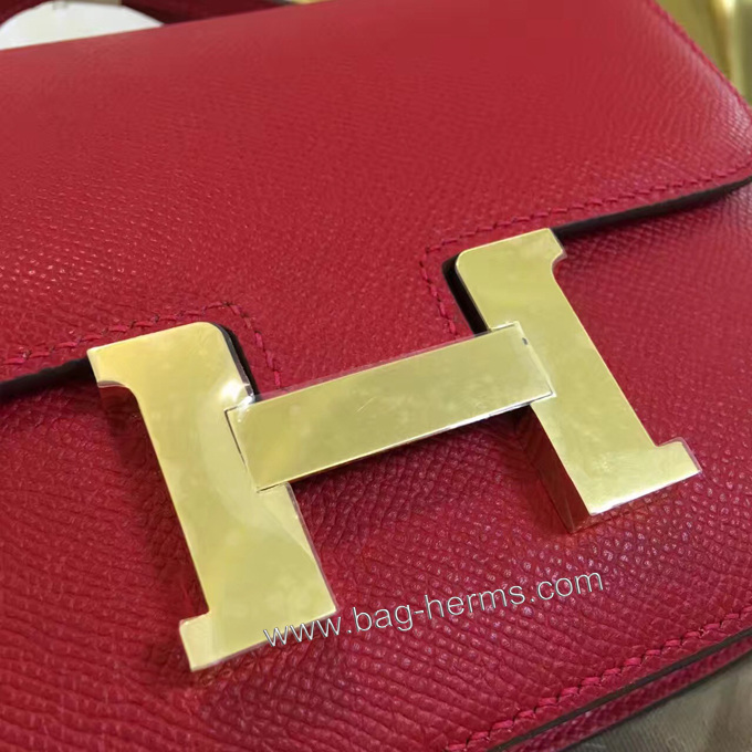 エルメス コンスタンス ミニ ワインレッド ヴォーエプソン ゴールド金具