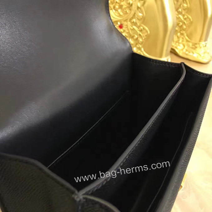 エルメス コンスタンス ミニ ブラック ヴォーエプソン ゴールド金具