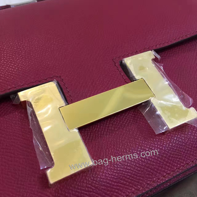エルメス コンスタンス24 ワインレッド ヴォーエプソン ゴールド金具