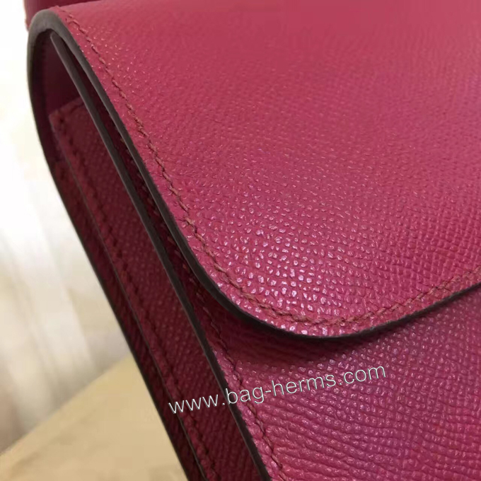 エルメス コンスタンス24 ワインレッド ヴォーエプソン ゴールド金具
