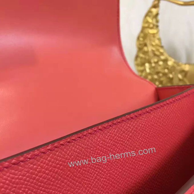 エルメス コンスタンス24 ブーゲンビリア ヴォーエプソン シルバー金具