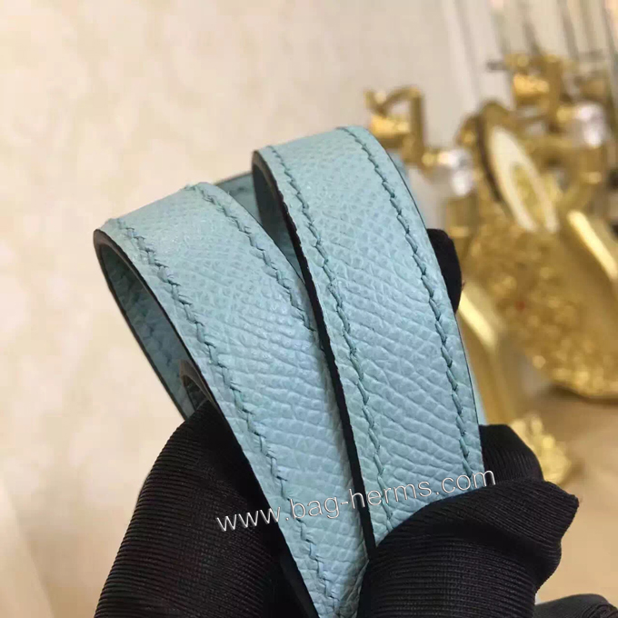 エルメス コンスタンス24 シエル ヴォーエプソン シルバー金具