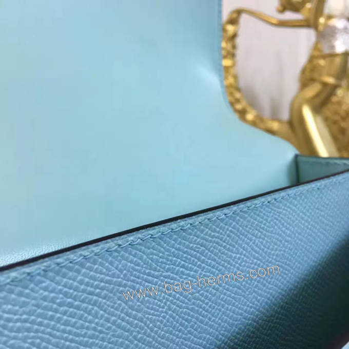 エルメス コンスタンス24 シエル ヴォーエプソン シルバー金具