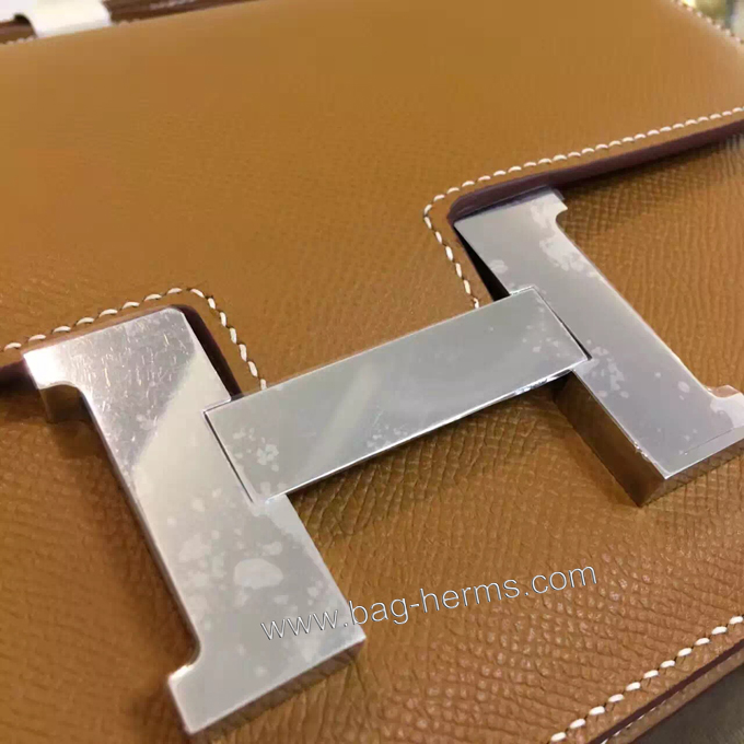 エルメス コンスタンス24 ゴールド ヴォーエプソン シルバー金具