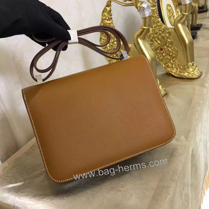 エルメス コンスタンス24 ゴールド ヴォーエプソン シルバー金具