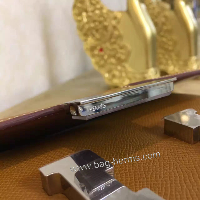 エルメス コンスタンス24 ゴールド ヴォーエプソン シルバー金具